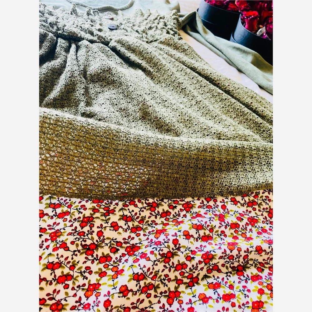 Womens Knit Fit & Flare Dress - Picture 4 of 9